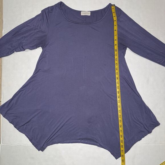 Larace Tunic Top Women M Relaxed Fit Everyday Basic Casual Loungewear Essential - Picture 10 of 10